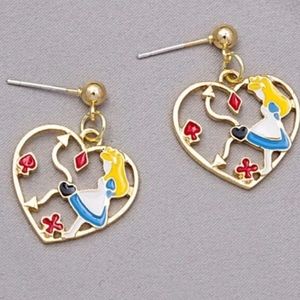 *2 for $13* Alice in Wonderland Drop Earrings
